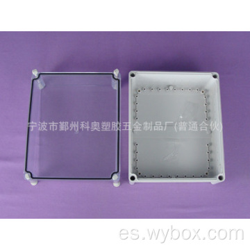 Caja electrónica impermeable tipos de cajas de conexiones eléctricas ip65 caja impermeable de plástico PWE514 con tamaño 340 * 280 * 180 mm